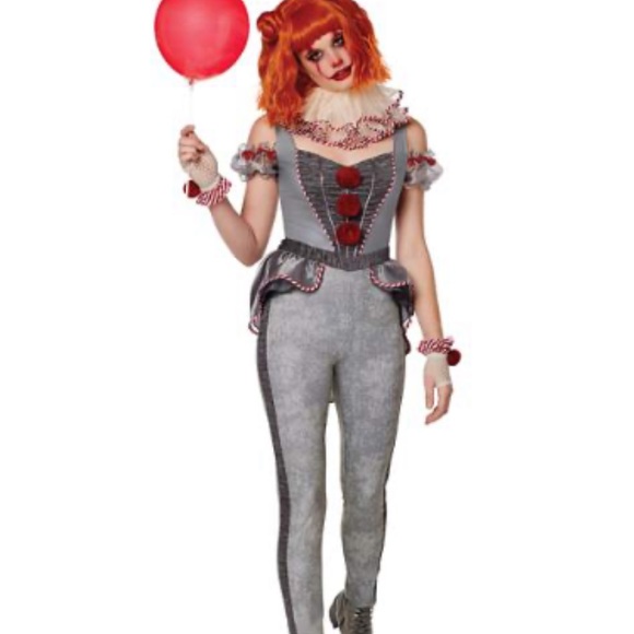 Women’s Halloween Costume- Pennywise from Movie II of “IT”. - Picture 7 of 9